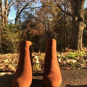 Brown booties